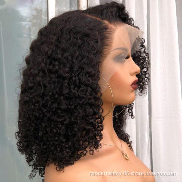 different styles  short brazilian  100% human hair bob lace front wigs